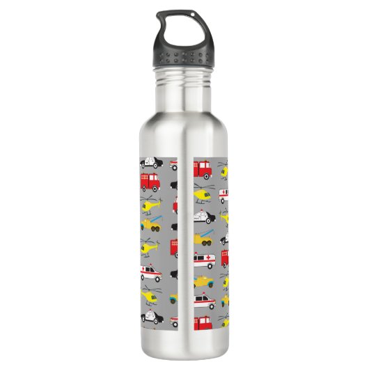 Personalisierter Notarverkehr Edelstahlflasche (Rückseite)