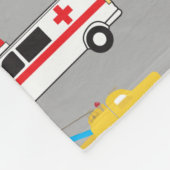 Personalisierter Notarverkehr Fleecedecke (Ecke)