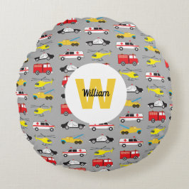 Personalisierter Notarverkehr Rundes Kissen