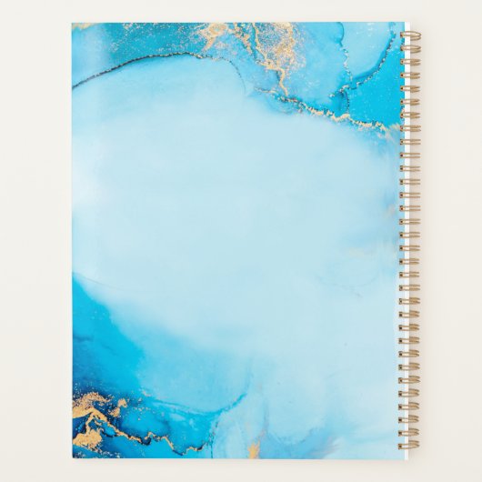 Personalisierter Notebook-Journalplaner Planer (Rückseite)