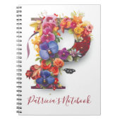 Personalisierter Notebook-Letter P Notizblock (Vorderseite)