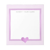 Personalisierter Notepad 5.5" x 6" Notizblock (Vorderseite)