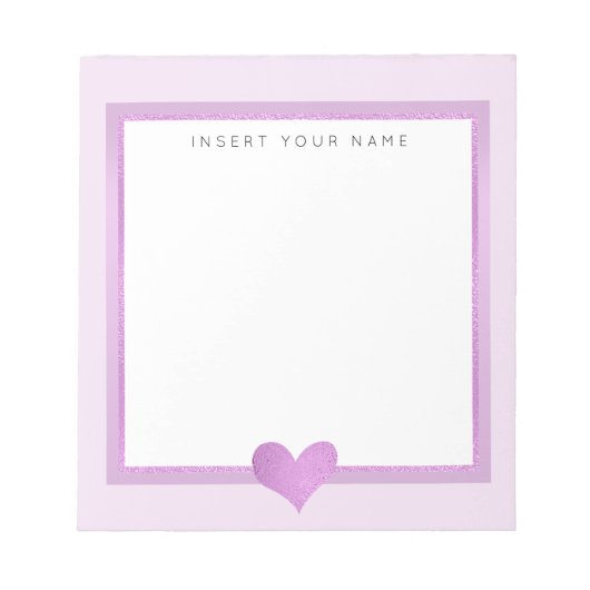 Personalisierter Notepad 5.5" x 6" Notizblock (Vorderseite)