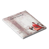 Personalisierter Notepad Country Wood Key für mein Notizblock (angewinkelt)