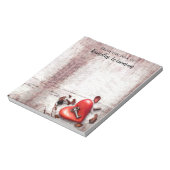 Personalisierter Notepad Country Wood Key für mein Notizblock (Rotiert)