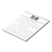 Personalisierter Notepad, Dankesliste, Aufgabenlis Notizblock (Rotiert)