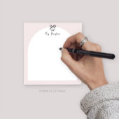 Personalisierter Notepad für das Lehrerleihdesign Notizblock