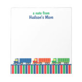 Personalisierter Notepad für den Transport von Sem Notizblock (Vorderseite)