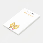 Personalisierter Notepad für Lehrer, Niedlicher No Post-it Klebezettel (angewinkelt)
