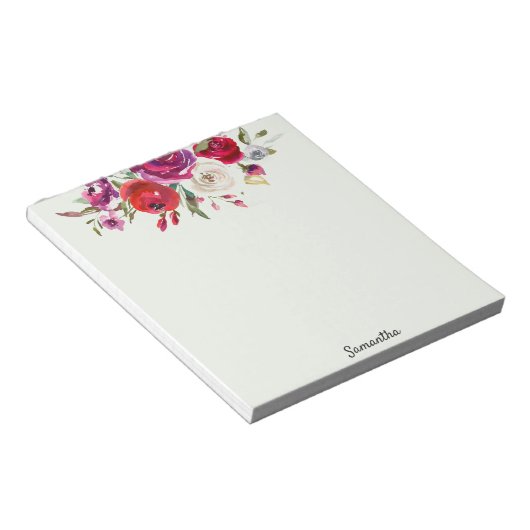 Personalisierter Notepad IHR TEXTgeschenk für sie Notizblock (angewinkelt)