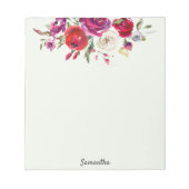 Personalisierter Notepad IHR TEXTgeschenk für sie Notizblock (Vorderseite)