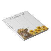 Personalisierter Notepad - Schreibtischzubehör - K Notizblock (angewinkelt)