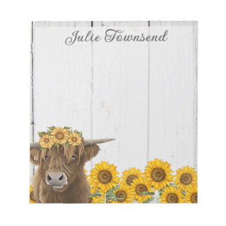 Personalisierter Notepad - Schreibtischzubehör - K Notizblock