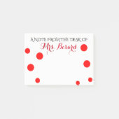 PERSONALISIERTER NOTIZBLOCK VOM SCHREIBTISCH DES (Vorderseite)