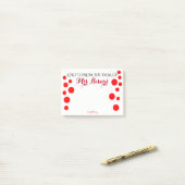 PERSONALISIERTER NOTIZBLOCK VOM SCHREIBTISCH DES (Auf Schreibtisch)