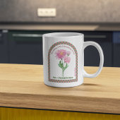 Personalisierter November - Geburtsmonat - Blume Kaffeetasse