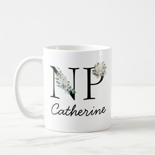 Personalisierter Nurse Practitioner Becher, Nurse  Kaffeetasse (Links)