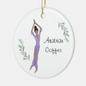 Personalisierter Nussknacker Arabian Keramik Ornament (Links)