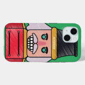 Personalisierter Nussknacker-Cartoon Case-Mate iPhone Hülle (Rückseite (Horizontal))