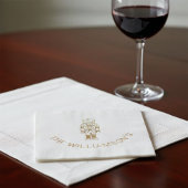 Personalisierter Nussknacker-Foil mit Stempelung f Servietten Mit Folie