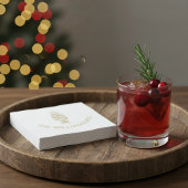 Personalisierter Nussknacker-Foil mit Stempelung f Servietten Mit Folie