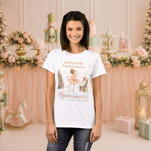 Personalisierter Nussknacker Sugar Plum Ballerina- T-Shirt