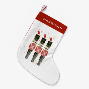 Personalisierter Nussknacker Weihnachten Kleiner Weihnachtsstrumpf