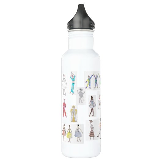 Personalisierter Nutcracker Ballet Keepake bleifre Edelstahlflasche (Links)