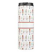 Personalisierter Nutcracker Ballet Music Holiday Thermosbecher (Rückseite)
