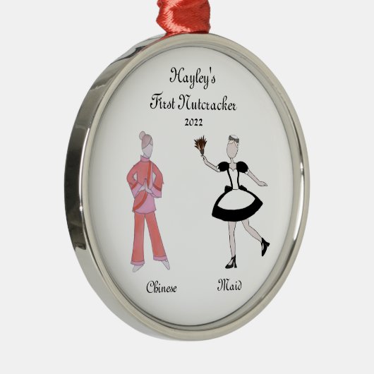 Personalisierter Nutcracker, chinesischer Tee/Maid Ornament Aus Metall (Rechts)