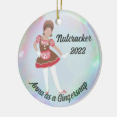 Personalisierter Nutcracker - Fingerfang Keramik Ornament (Links)