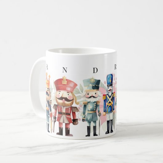 Personalisierter Nutcracker Kaffeetasse (Vorderseite Links)