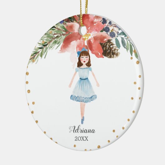 Personalisierter Nutcracker Keramik Ornament (Links)