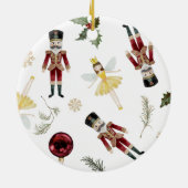 Personalisierter Nutcracker Keramik Ornament (Hinten)