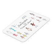 Personalisierter Nutcracker Magnet (Linke Seite)