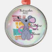 Personalisierter Nutcracker - Maus Ornament Aus Metall (Vorne)