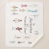 Personalisierter Nutcracker Sherpadecke (Vorderseite)