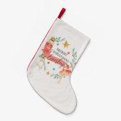 Personalisierter Nutcracker Thema Weihnachten Stru Kleiner Weihnachtsstrumpf (Vorderansicht (hängend))