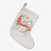 Personalisierter Nutcracker Thema Weihnachten Stru Kleiner Weihnachtsstrumpf (Vorderansicht (hängend))