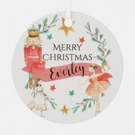 Personalisierter Nutcracker Thema Weihnachtsschmuc Ornament Aus Metall