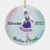 Personalisierter Nutcracker - Trepak/Russisch Keramik Ornament (Vorne)