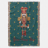 Personalisierter Nutcracker Weihnachtsfest Decke (Vorderseite Vertikal)