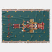 Personalisierter Nutcracker Weihnachtsfest Decke (Vorderseite)