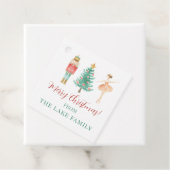 Personalisierter Nutcracker Weihnachtsgeschenk Geschenkanhänger (Beispiel)