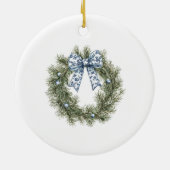 Personalisierter Nutcracker Weihnachtsjunge Keramik Ornament (Hinten)