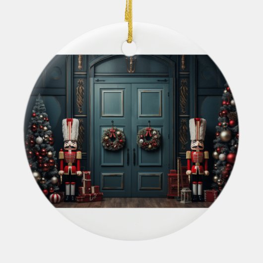 "Personalisierter Nutcracker Weihnachtsschmuck (Hinten)