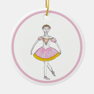 Personalisierter Nutcracker Zucker-Pflaume Keramik Ornament