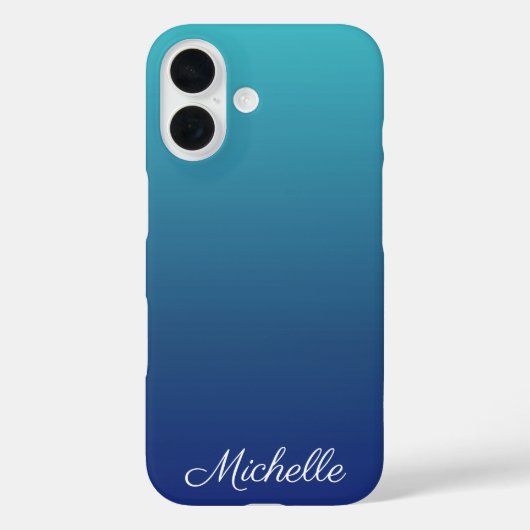 Personalisierter Ober-Farbverlauf Case-Mate iPhone Hülle (Rückseite)