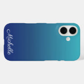Personalisierter Ober-Farbverlauf Case-Mate iPhone Hülle (Rückseite (Horizontal))