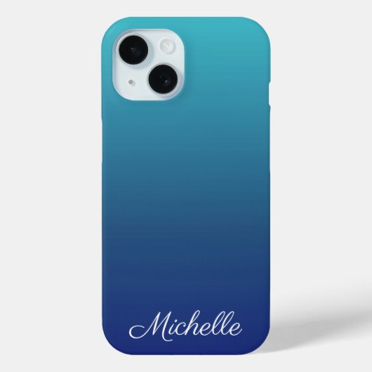 Personalisierter Ober-Farbverlauf Case-Mate iPhone Hülle (Rückseite)